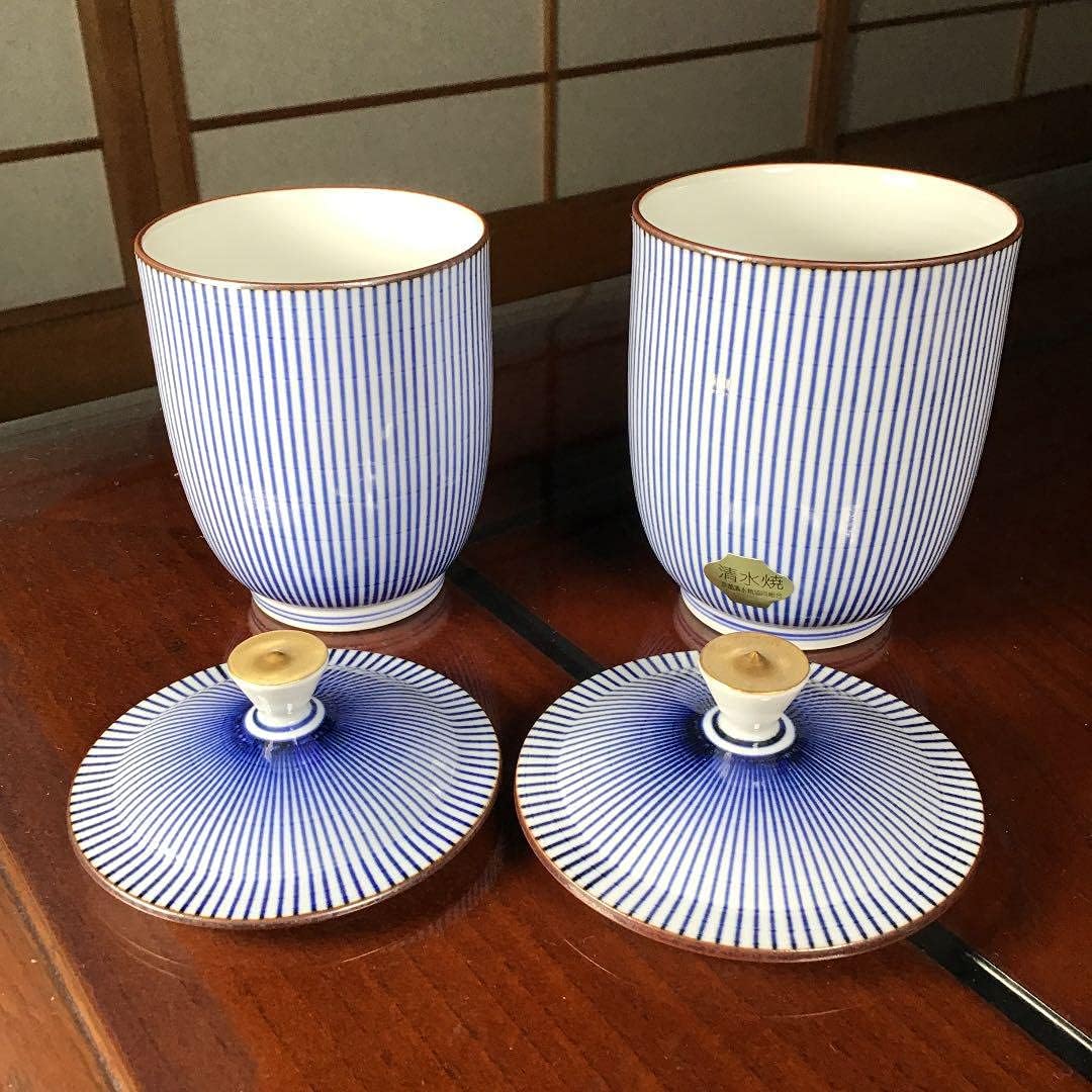 焼き変わり 深川製 湯呑み茶碗セット 高級 5点 桐箱入り ※海外発送の